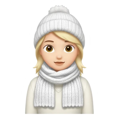 scarf: blanca sticker