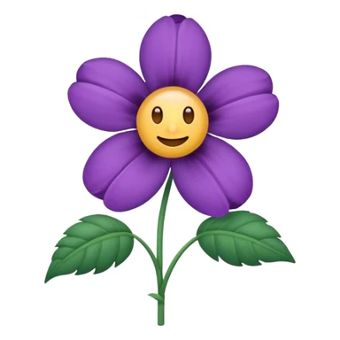 um emoji de cardo a flor sticker
