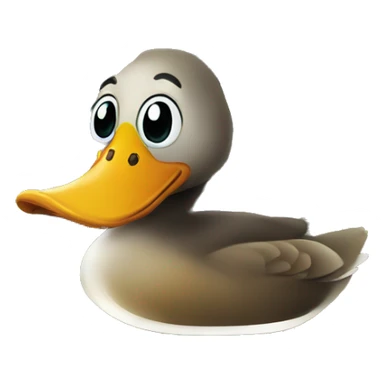 Duck on house sticker