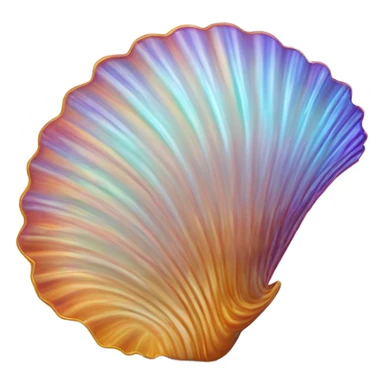Dancing scallop sticker
