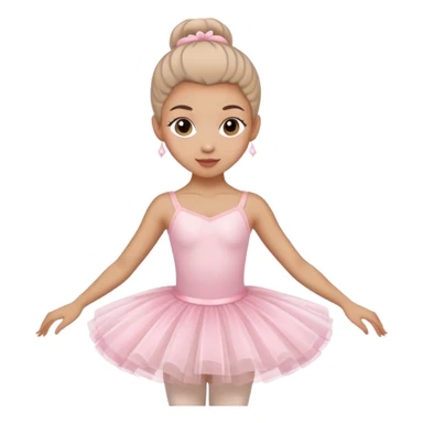 ballerina light pink sticker