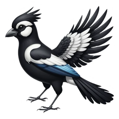 I want a magpie emoji sticker