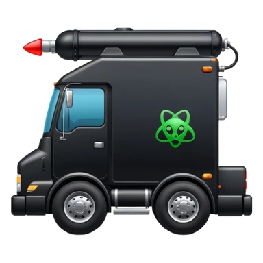 Martian BIg Black Drug Truck Rear sticker