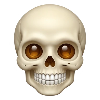 SKULL SAYING BRUH sticker