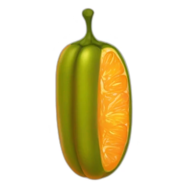 orange-pickle sticker