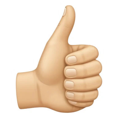 Thumbs up sticker