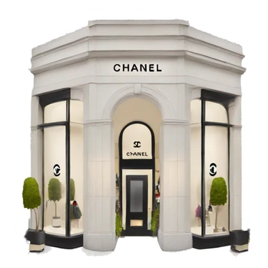 Chanel boutique sticker
