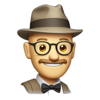 Smiling Heisenberg with thumbs up sticker