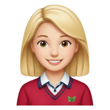 a girl with preppy stuf sticker