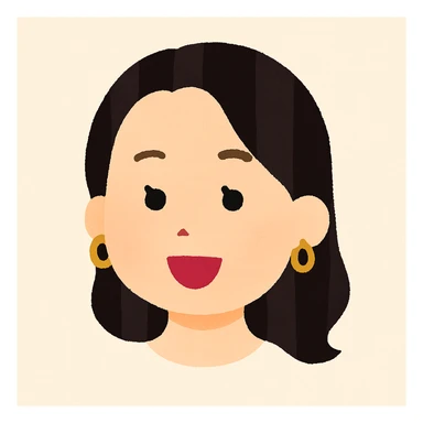 Crop the image to show only the head in the style of Irasutoya. Remove the body and neck, keep the cartoon look with soft pastel colors and a plain background. Maintain the gentle and simple aesthetic typical of Irasutoya illustrations. sticker