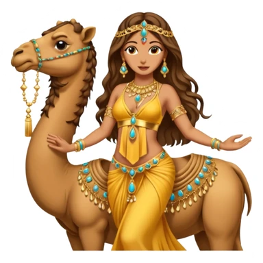 belydancer camel sticker