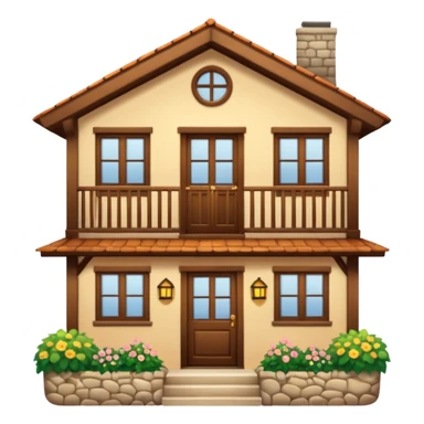 Cottage core apartment sticker