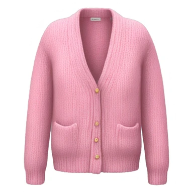 Pink cashmere cardigan  sticker