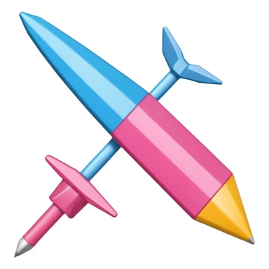 fleche directionelle blanche simple sur fond de couleur rose sur un bouton   sticker