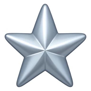 серебрёная звезда sticker