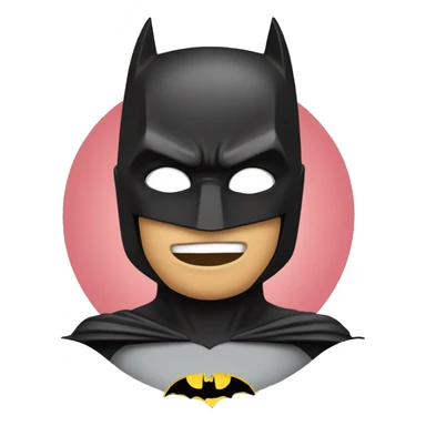 batman with heart eyes emoji sticker