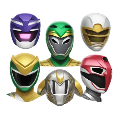 Mighty morphin power rangers sticker