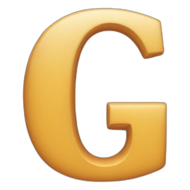 letter G sticker