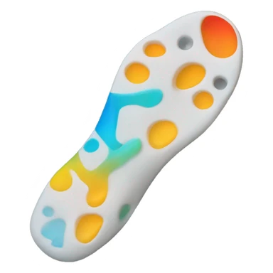 colorful 3dprinted orthotic sticker