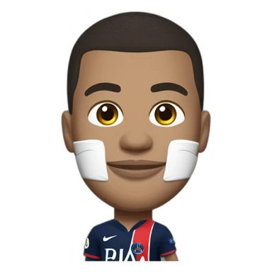 Kylian Mbappé 7 PSG sticker