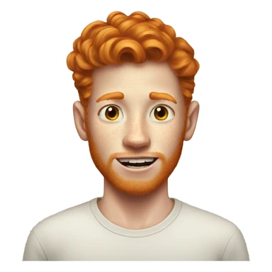 UGLY GINGER BOY WIT LOTS OF FRECKLES sticker