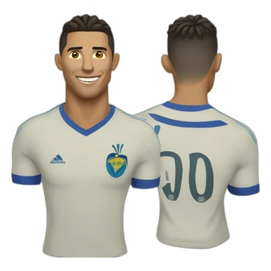 Alnassr ronaldo confused sticker
