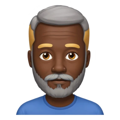 my dad buts he is black and not old with a grey beard sticker