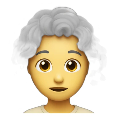 ☺, sad, blurry sticker