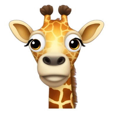 Woolly Giraffe  sticker