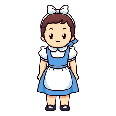 Dorothy from The Wizard of Oz sticker