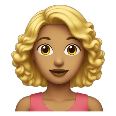 femme choqué sticker