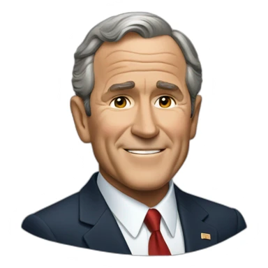 George bush sticker