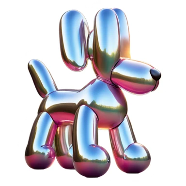Balloon dog sticker