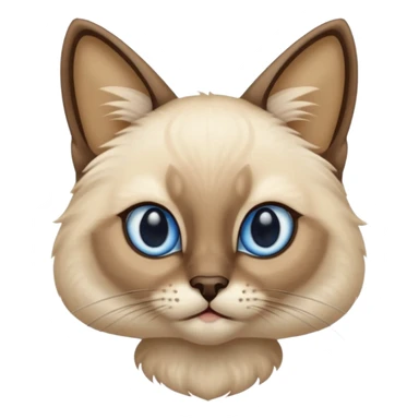 Can you generate a Siamese cat emoji sticker