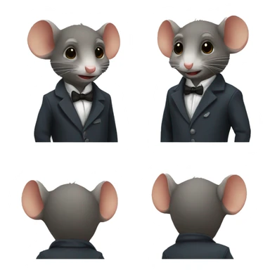 A spy rat sticker