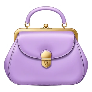 Lilac luxury purse sticker