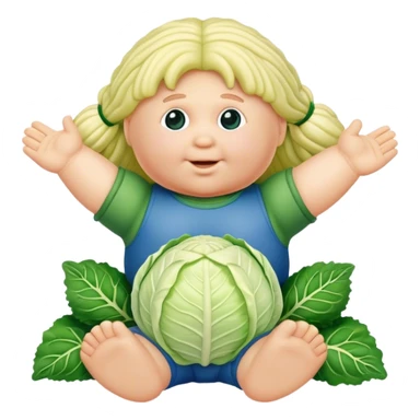 cabbage patch doll sticker