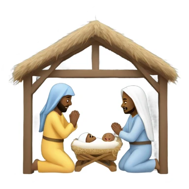 Nativity sticker