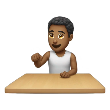 flipping the table sticker