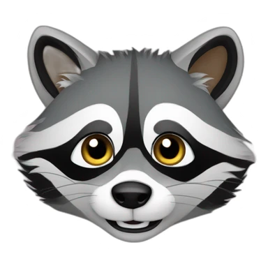 Raccoon meeko sticker
