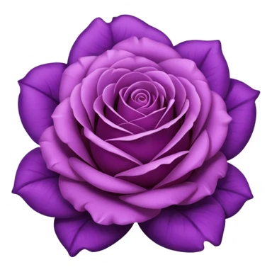 Purple rose sticker