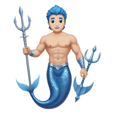 Merman sticker