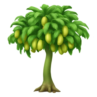 Árbol de plátano verde  sticker