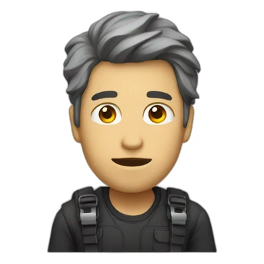 persona confundida pensando sticker