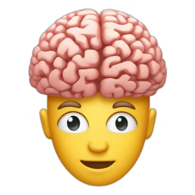 Designer brain with growth mindset sticker