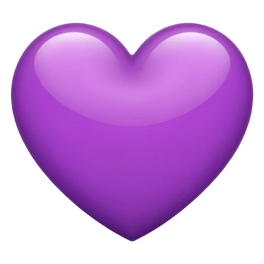 corazón lila  sticker