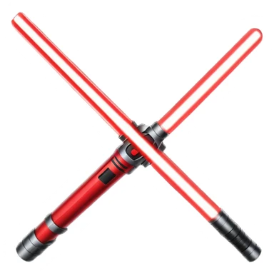 red lightsaber sticker