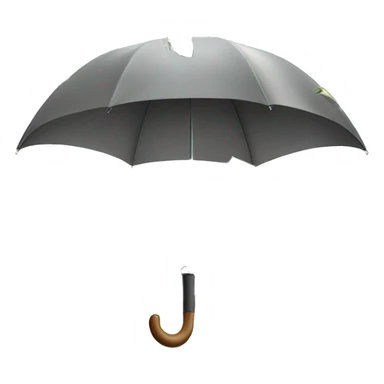 umbrella with money falling from the skies sticker