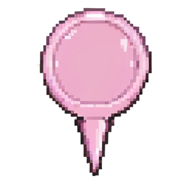 pink location pin sticker