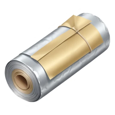 silver foil thin long roll sticker